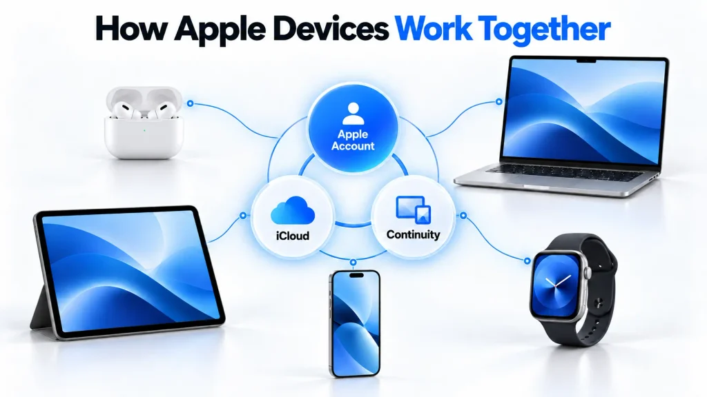 How the Apple ecosystem works across Apple devices using iCloud and Continuity