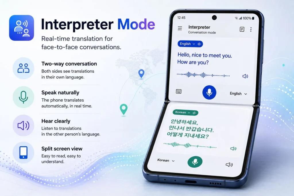 samsung galaxy ai interpreter mode