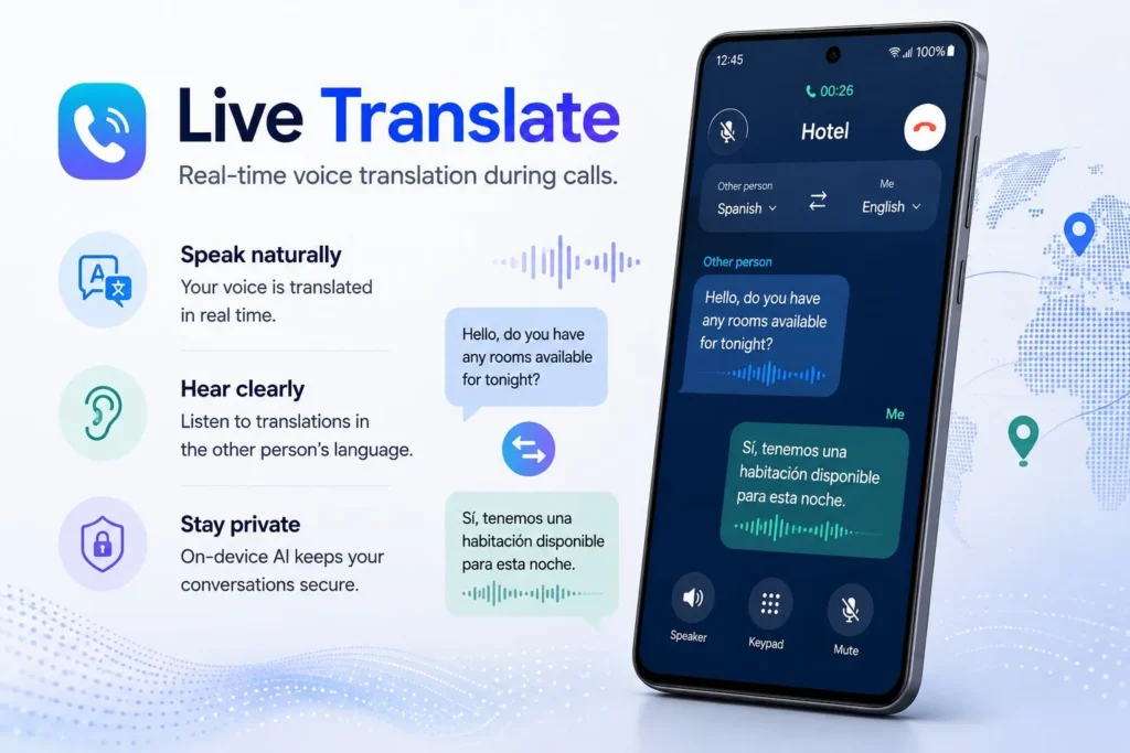samsung galaxy ai live translate