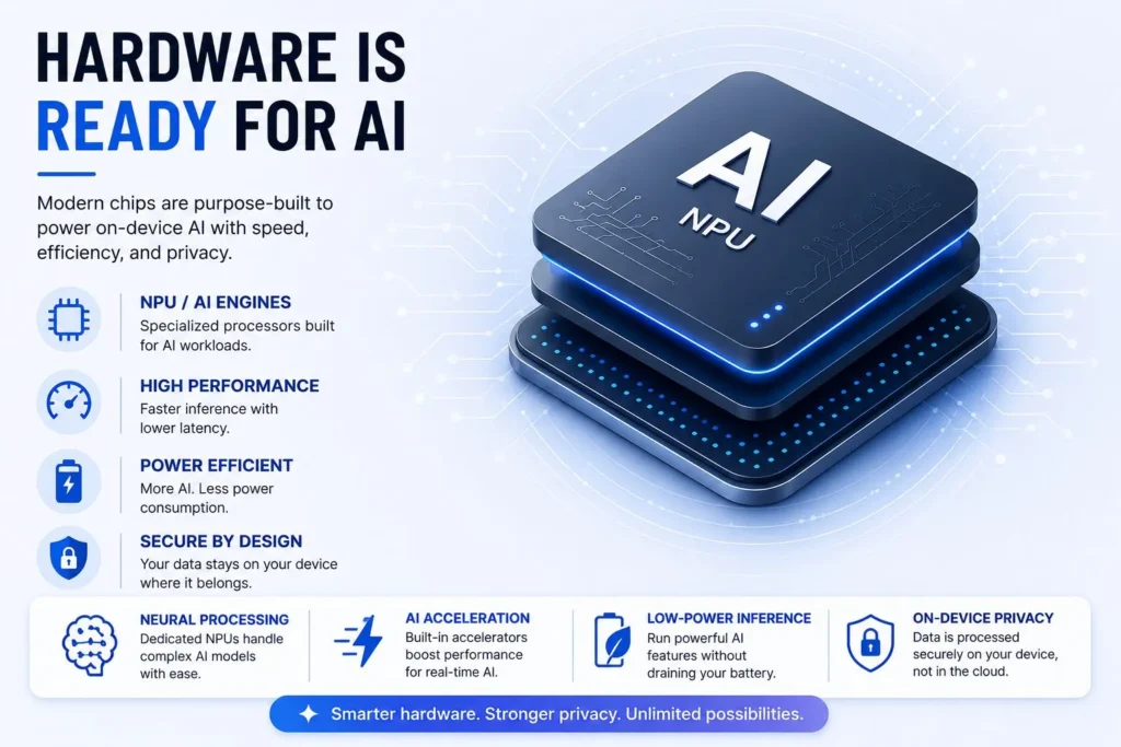 on-device AI hardware ready for AI