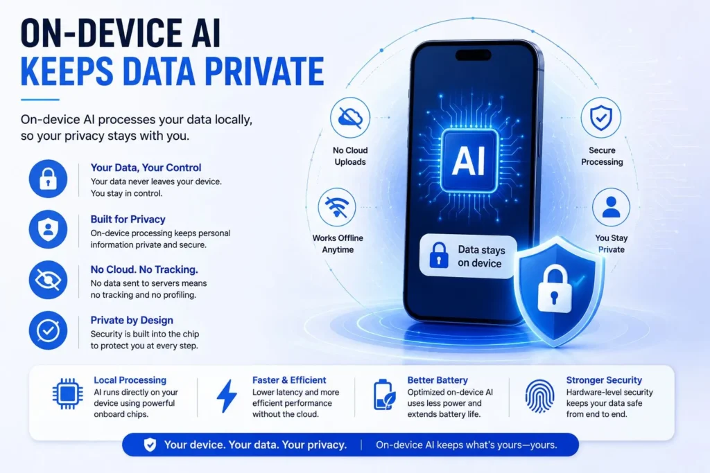 On-device AI keeps data private