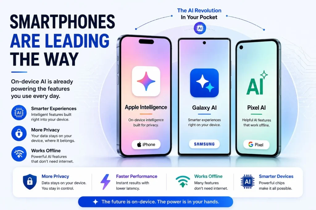 On-device AI smartphones are leading the way