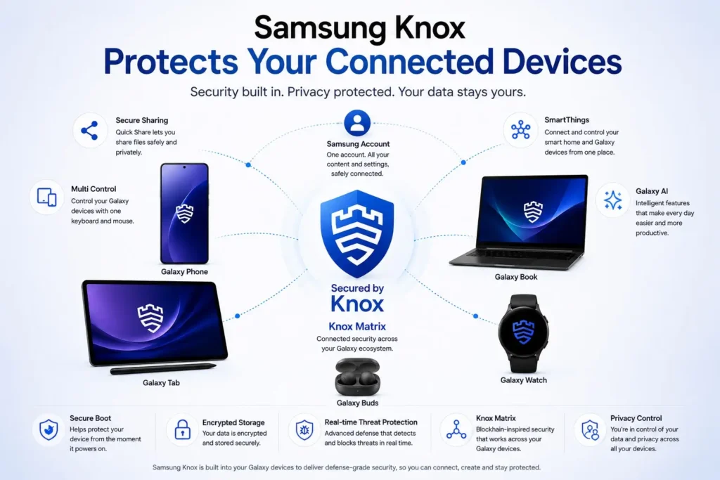 Samsung ecosystem: Samsung Knox protects your connected devices