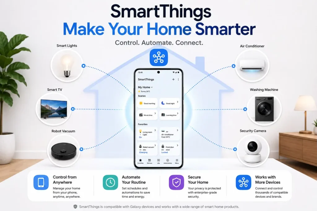 Samasung Ecosystem: SmartThings make your home smarter