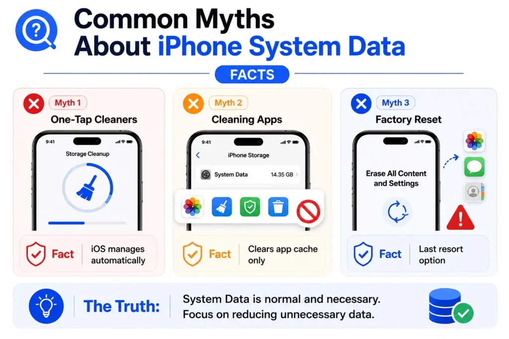 Common Myths About System Data on iPhone