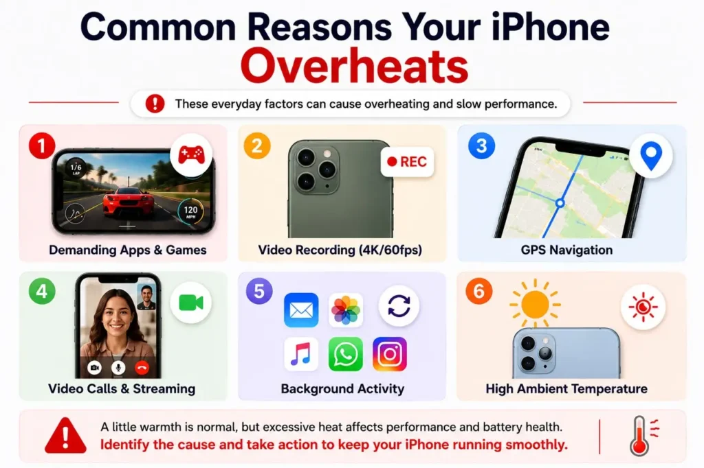 Common Reasons Your iPhone Overheats