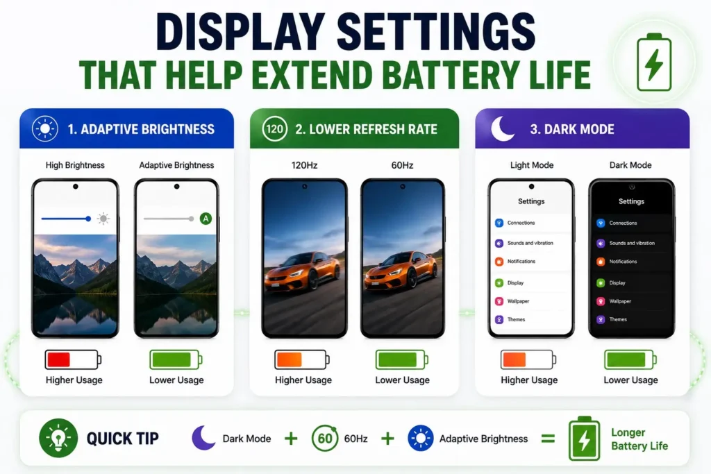 Display Settings That Help Extend Battery Life