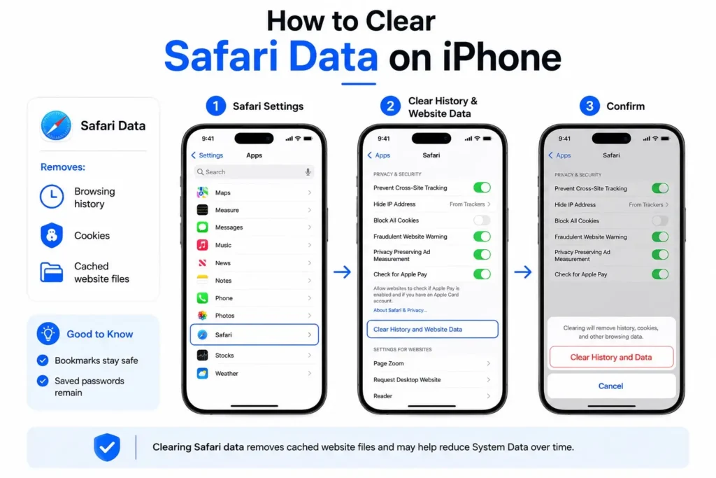 How to Clear Safari Data on iPhone
