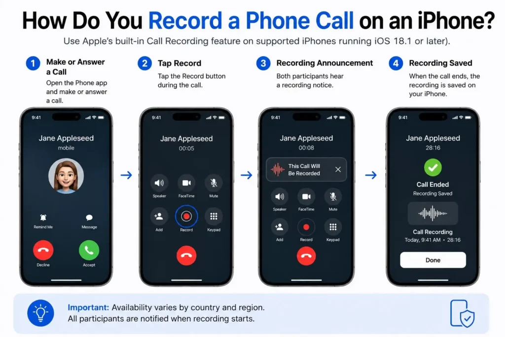 How do You Record a Phone Call on iPhone