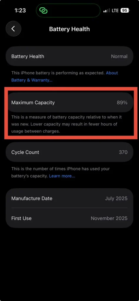 Battery Health