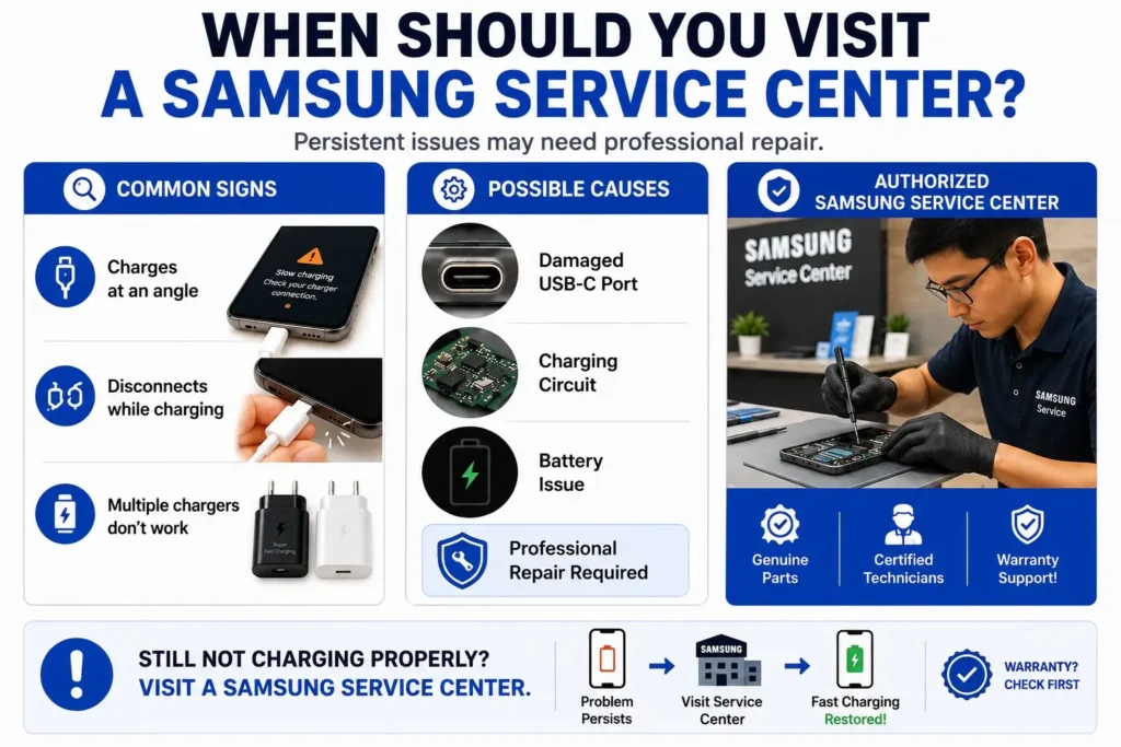 When Should You Visit a Samsung Service Center?