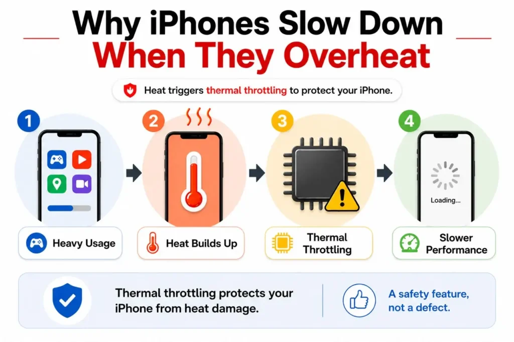 Why iPhones Slow Down When They Overheat?