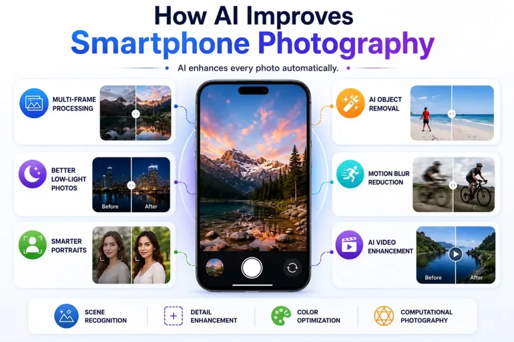 How AI improves smartphones photography