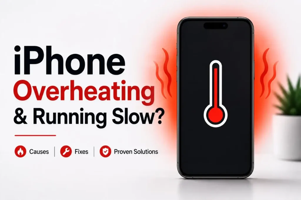 iPhone overheating and running slow with a temperature warning and simple fixes
