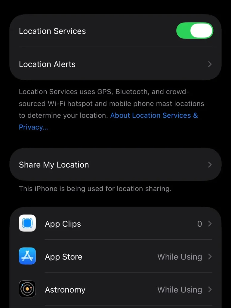 Locations Services