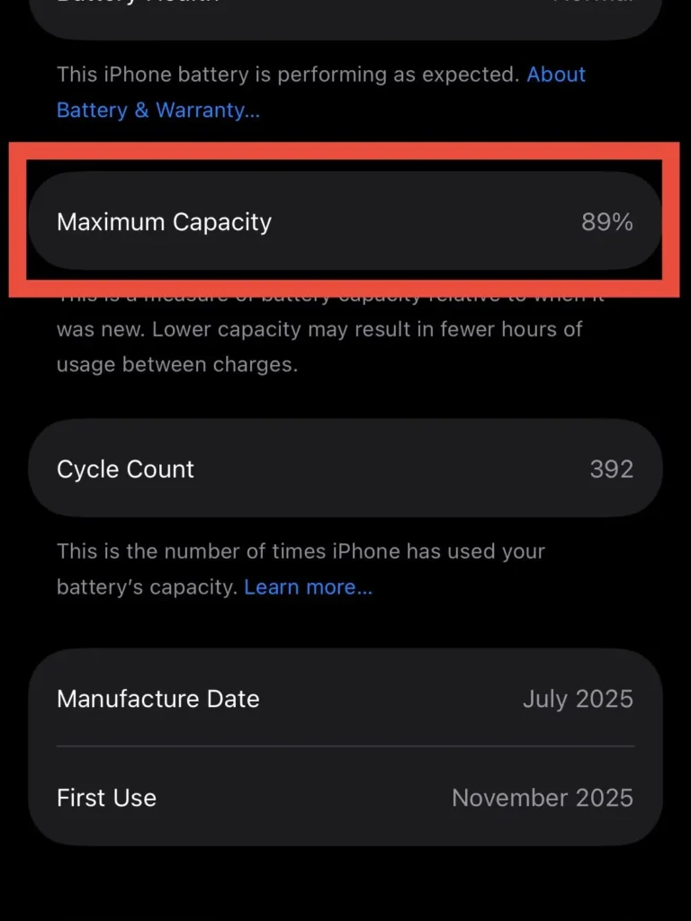 Battery Health