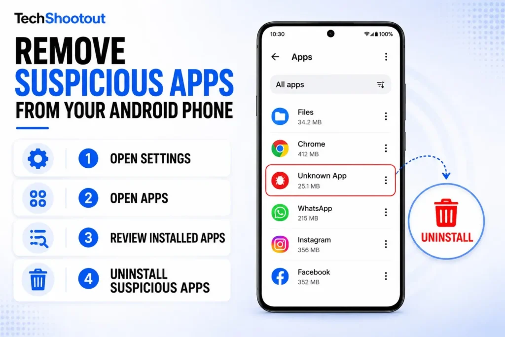 Remove Suspicious Apps from your Android phone